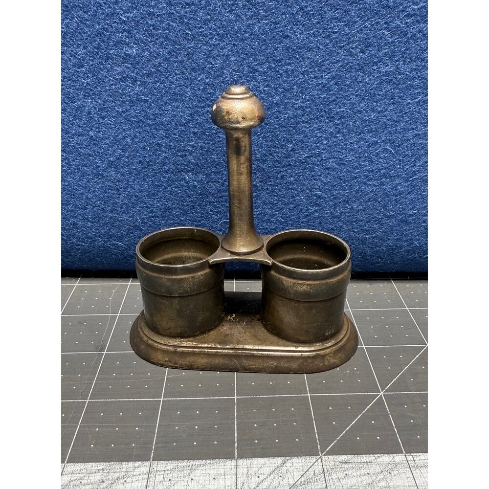 Reed & Barton salt and‎ pepper shaker holder Silver Solder 2800 Vintage